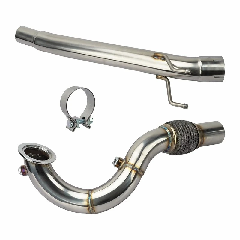 VW Golf MK7 EA211 Downpipe GTI R GLI GTD Jetta Audi A3 Stainless Steel Downpipe suppliers